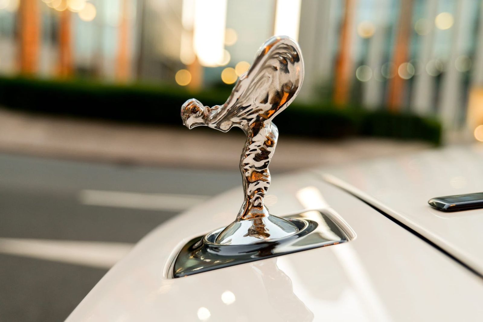 Rolls-Royce Spirit of Ecstasy emblem detail